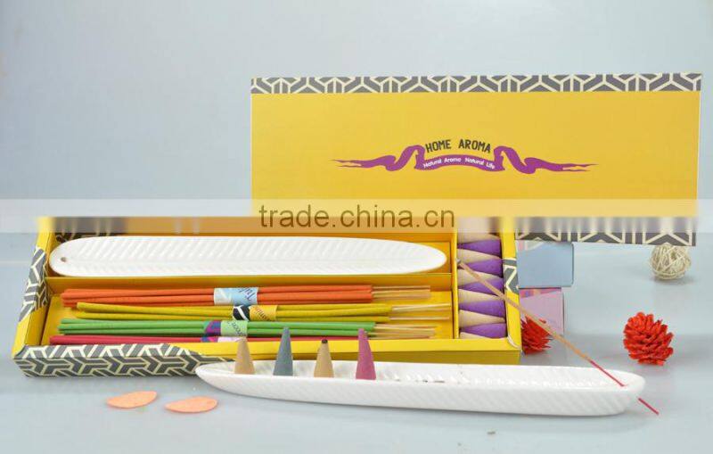color incense sticks/2015 HK home product fair incense gift/india cone incense/scented incense gift set/color incense sticks