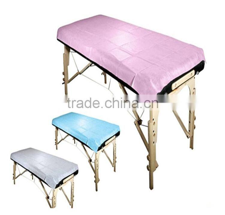 14 years factory China supplier produce kinds of nonwoven products disposable hospital bed sheets