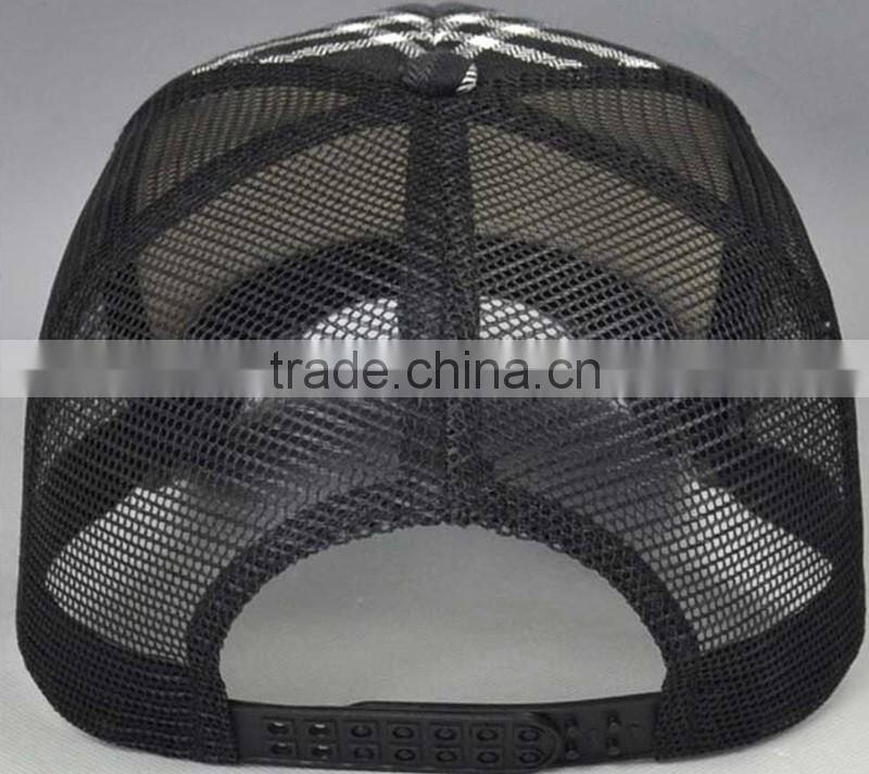 Custom Deisgn Trucker Style Baseball Caps Unisex Military Mesh Hats