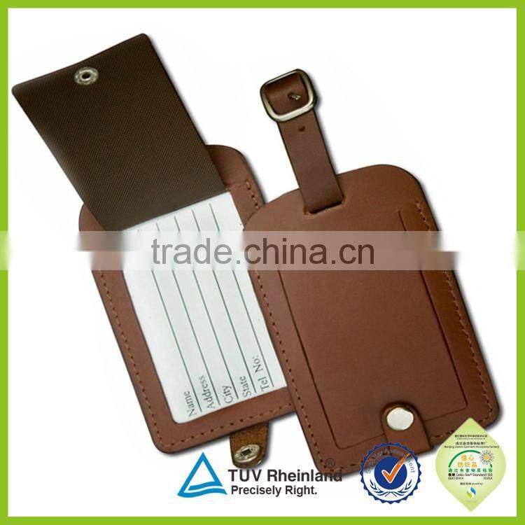 Custom made identification name luggage standard size baggage tag for airlines