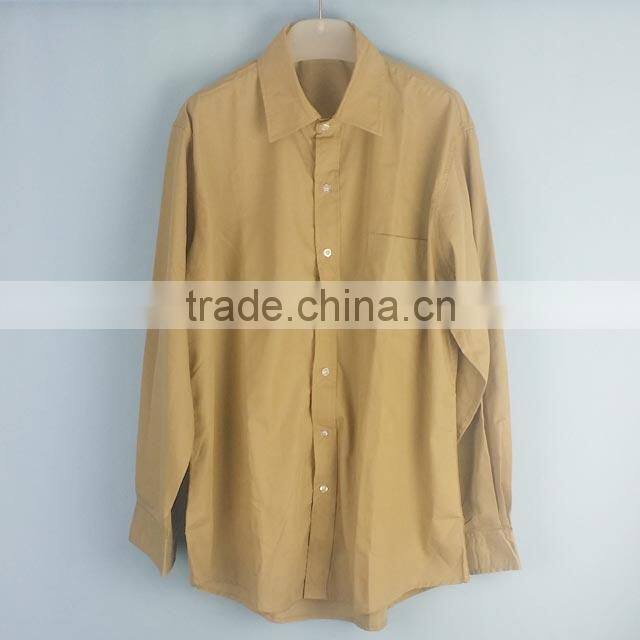 Stock Mens Checkered Yarn Dyed Dress Shirts