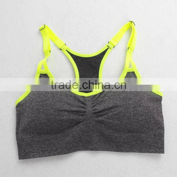 GZY 2015 underwear nude bra girl sport seamless hot sexy xxxx sports bra bra xxx