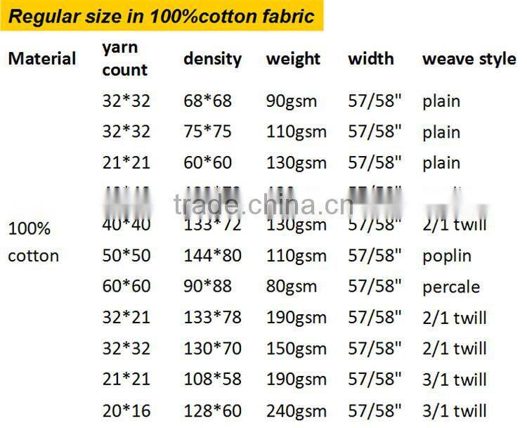 100 cotton fabric printing fabric dyeing fabric