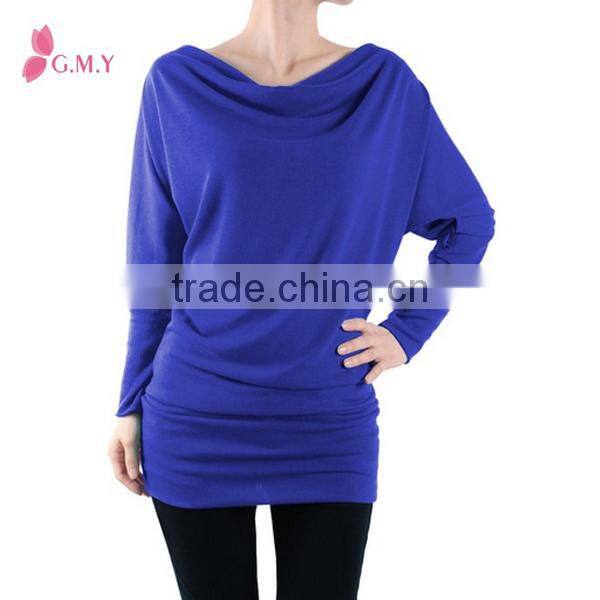 Women's Long Sleeve Basic Tunic Top, High Fashion Womens Clothing ladies garment