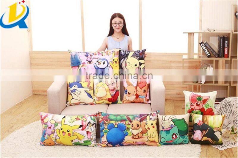 New arrival wholesale high quality cute plush pokemon pillow