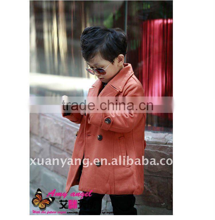 children fashion coat with high qualtiy child new year boys fur coats