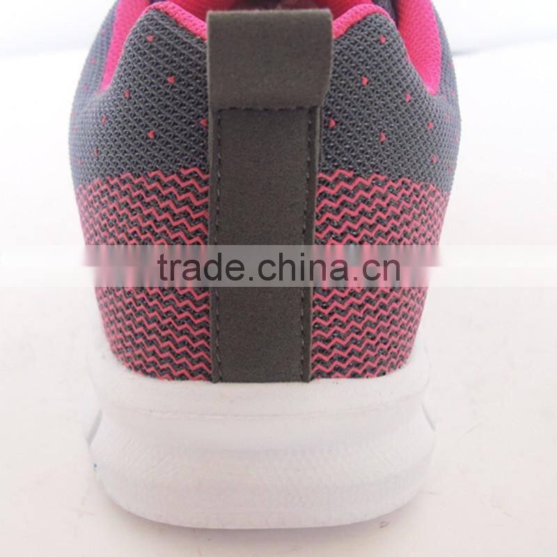 New more comfortable women mesh sport running shoe china factory supplier
