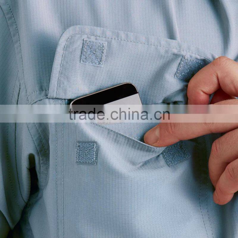 2016 mens 100% polyester breathable work shirts