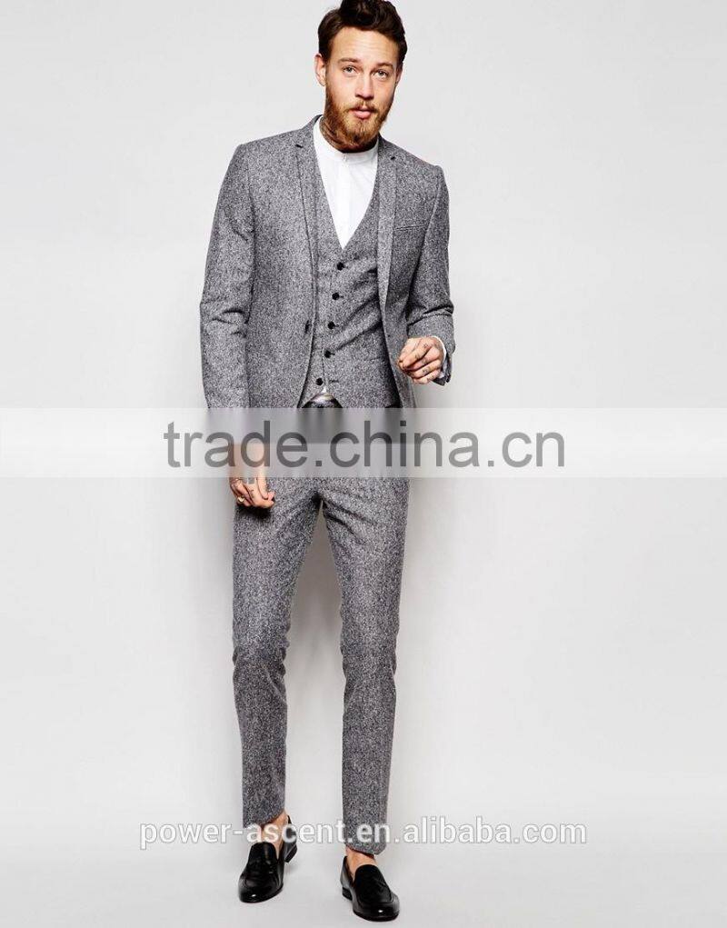 2016 men's suit jacket style long woolen winter jackets