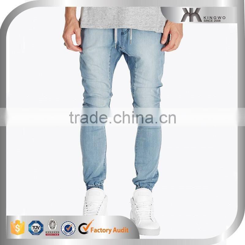 Distressed Men Track Pants Jean Pants, Baggy Harem Pants, Men Jogger Pants
