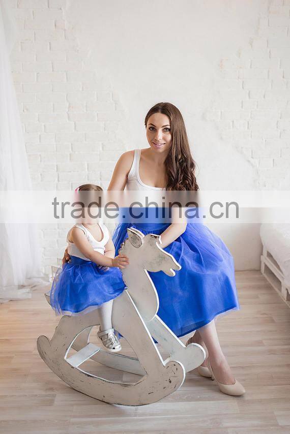 Pretty Set Of Matching Mother Daughter Tutu Dress Short Mini Skirt +Tank+Tops