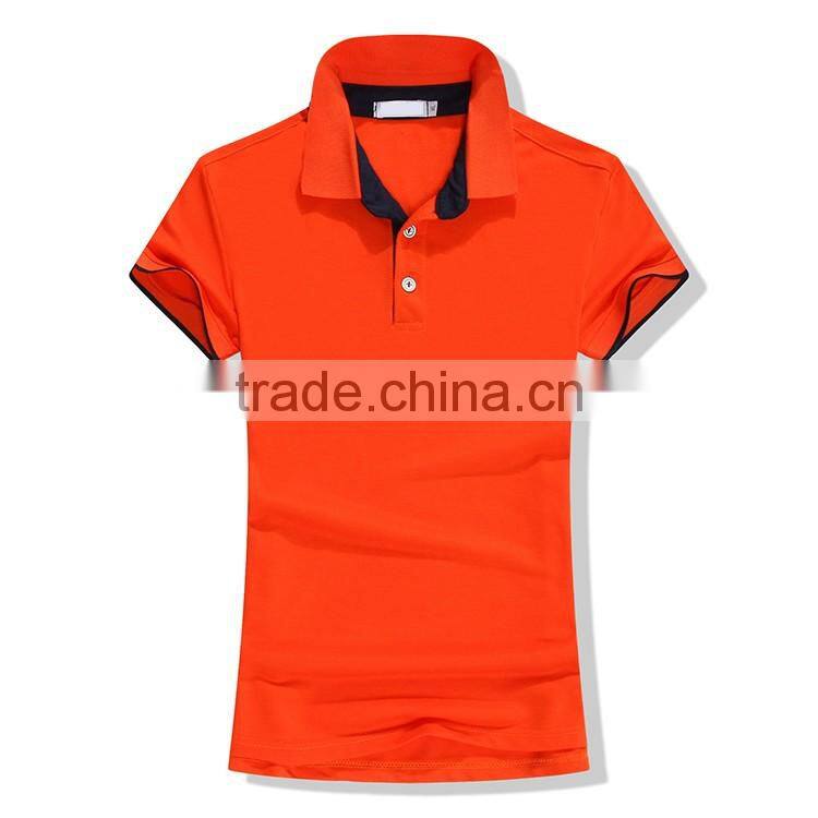 Fancy design custom wholesale women slim fit sport polo shirt