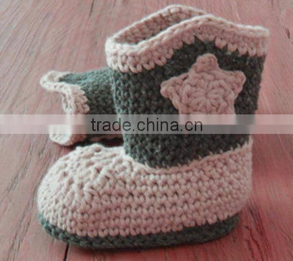 most popular hand crochet free knitting pattern baby shoes