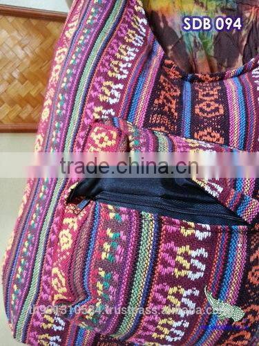 Thai Woven Fabrics Shoulder Hippie Boho Hobo Sling Crossbody