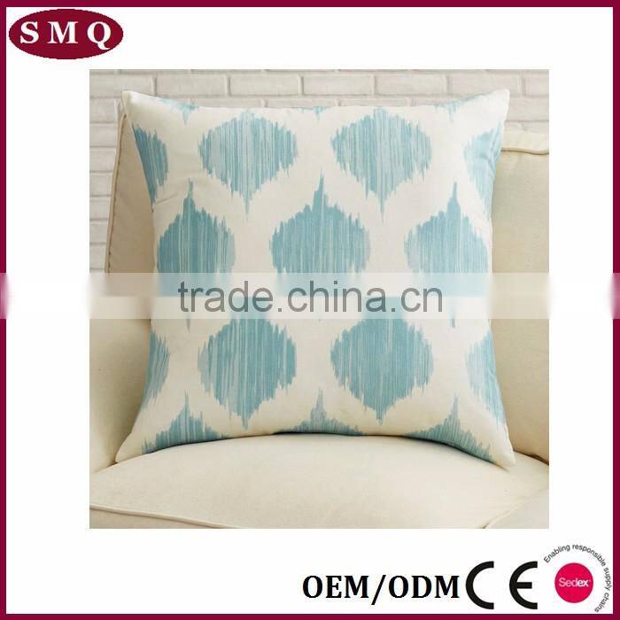 organic cotton character printed pillows with decorative printing