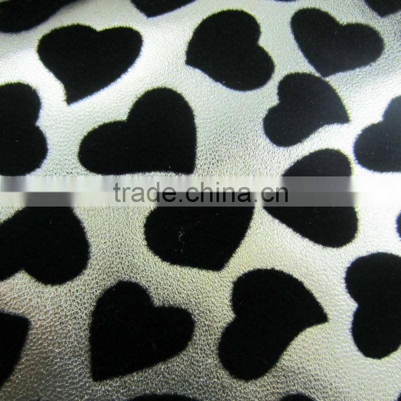 flock PU synthetic leather use for sofa