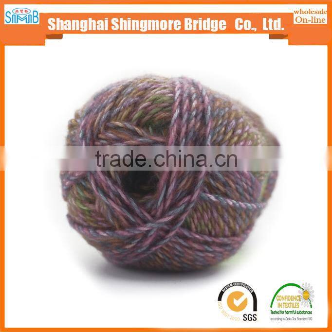 china suppliers supply high quality air yarn, 1/2.2Nm Acrylic polyester blend yarn with cheap price, hand knitting yarn for hat