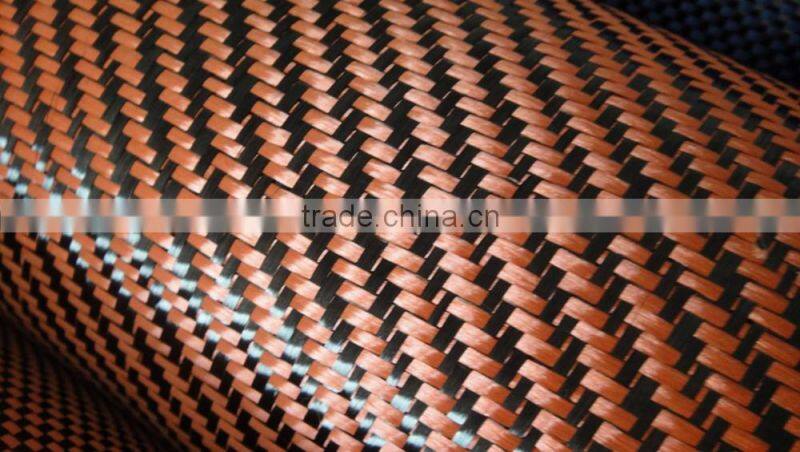 Blended Hybrid Fabric Compounded by Carbon Fiber and Aramid Fiber