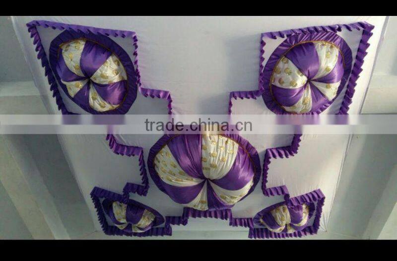 Multicolor Decortaive Wedding Tent Ceiling For Wedding Parties