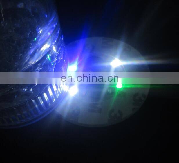 EVA+PCB led bottle sticker coaster light up coaster