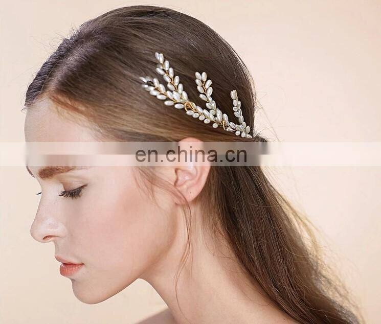 Cheap Wheatear Metal Hairpin Wedding Headdress Daily Hairpin
