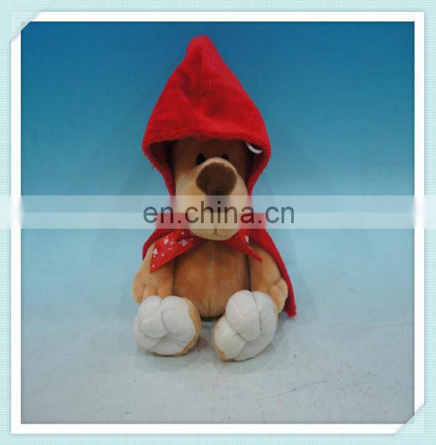 Mini Frog Plush Animal Toys with Red Hat/ Animal Toys