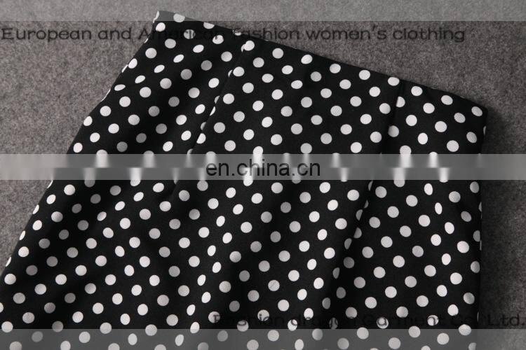 Black Charming Fishtail Cotton Splicing Fiber Printed New Look Slim Maxi Skirt
