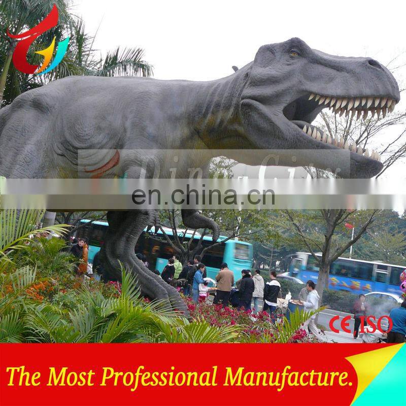 Fiberglass Playground Equipment of Simulation Dinosaurs