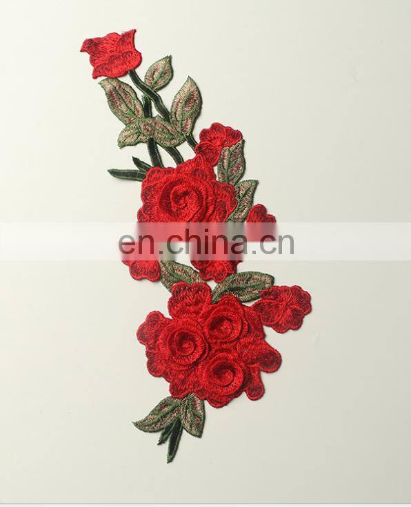 2017 custom decorative multicolor polyester flower design lace trim