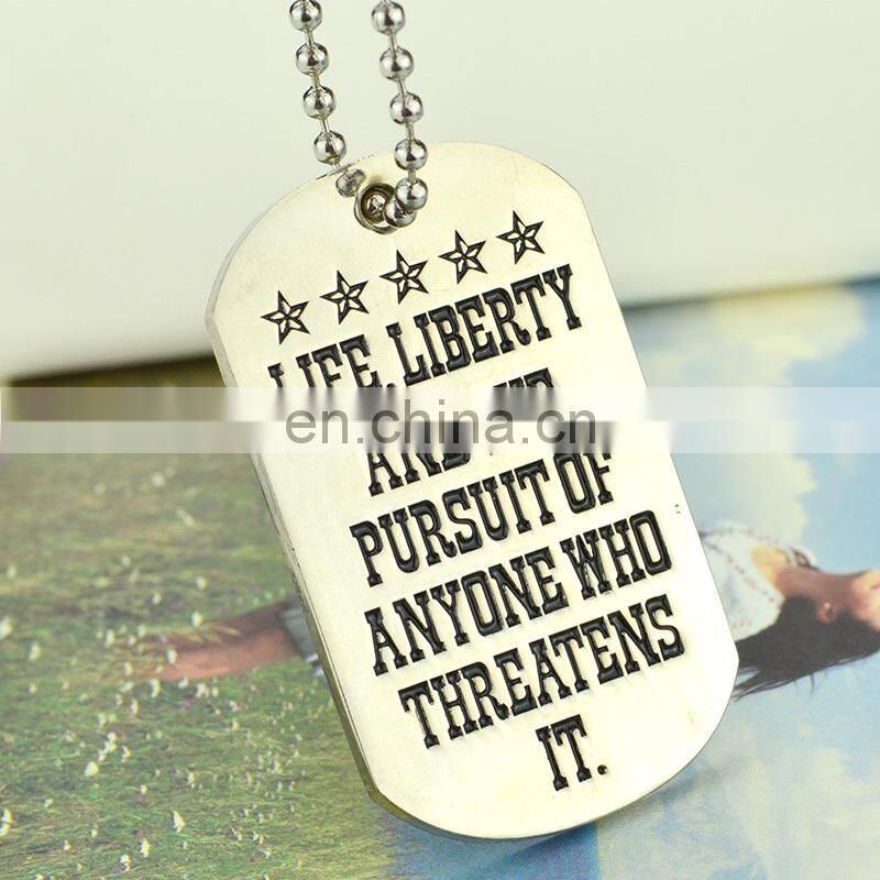 Various styles cheap military dog tags for men
