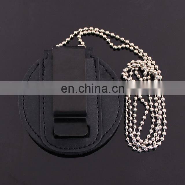 Round shape custom clip badge holder