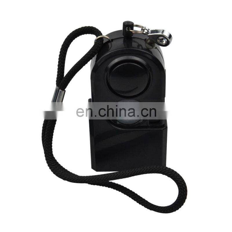 Promotion Gift Home Hotel Personal Security Alarms with LED Light