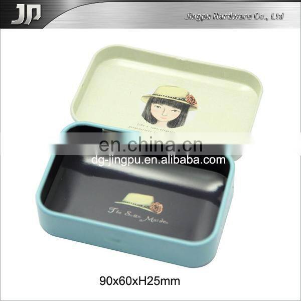 Beautiful high quality small hinged tins