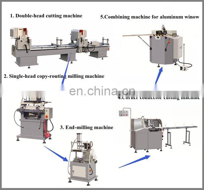 Double head pvc upvc window welding machine