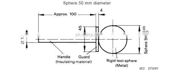 IEC61032 test finger probe A