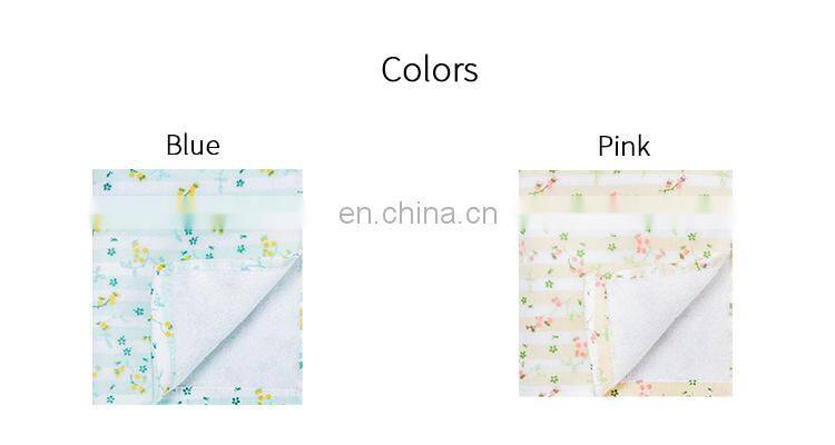 2018 new design Korean style fresh floral pattern soften microfiber face washer towels
