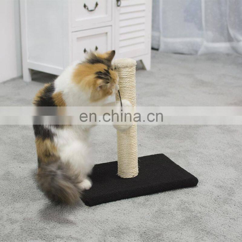 Wooden Sisal Oem Manufacturer Wholesale New Design Wooden Cat Scratching Post