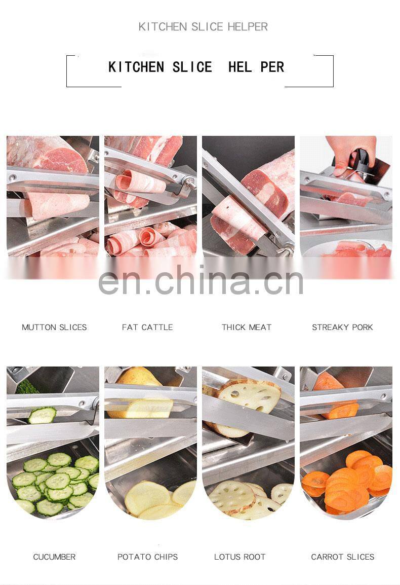 meat rolls and meat slices maker machine /stainless steel frozen beef slicing machine/ pastry cucumber carrot slices cutter