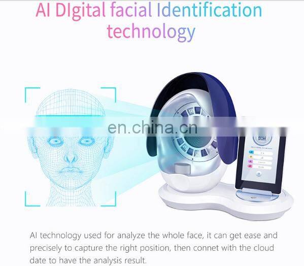 Newest Multi-languages Auto-analysis 10 Mega Pixels Beauty Skin Moisture Analyzer