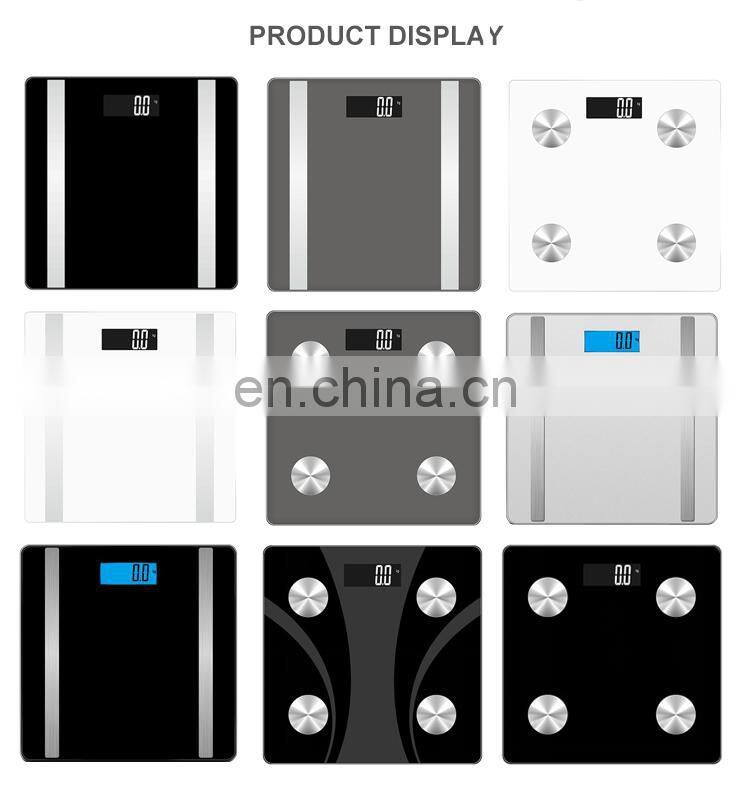 Cost-Effective Body Fat Composition Analyser Blue Tooth Electronic Weighing Scale