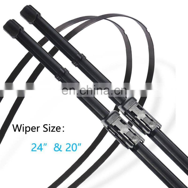 for Audi A4 B8 B9 2008~2019 Car Wiper Blades Front Windscreen Windshield Wipers Car Accessories 2009 2010 2015 2016 2017 2018