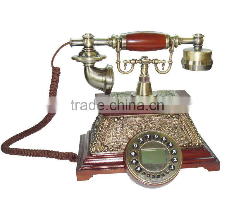 Elegant Wooden antique telephone,retro phone