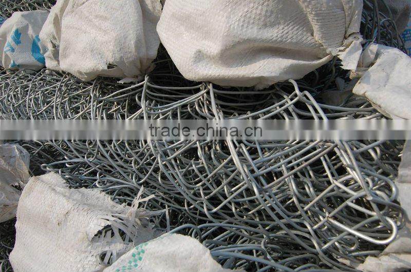 diamond galvanized fence netting( chainlink fence)