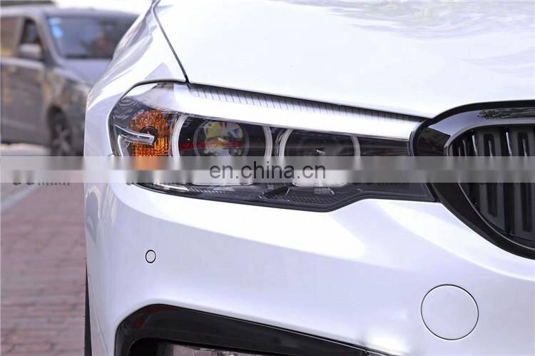 High quality pp material MT style body kit for BMW NEW 5 series G30 G38 front bumper rear bumper side skirts fender and spoiler