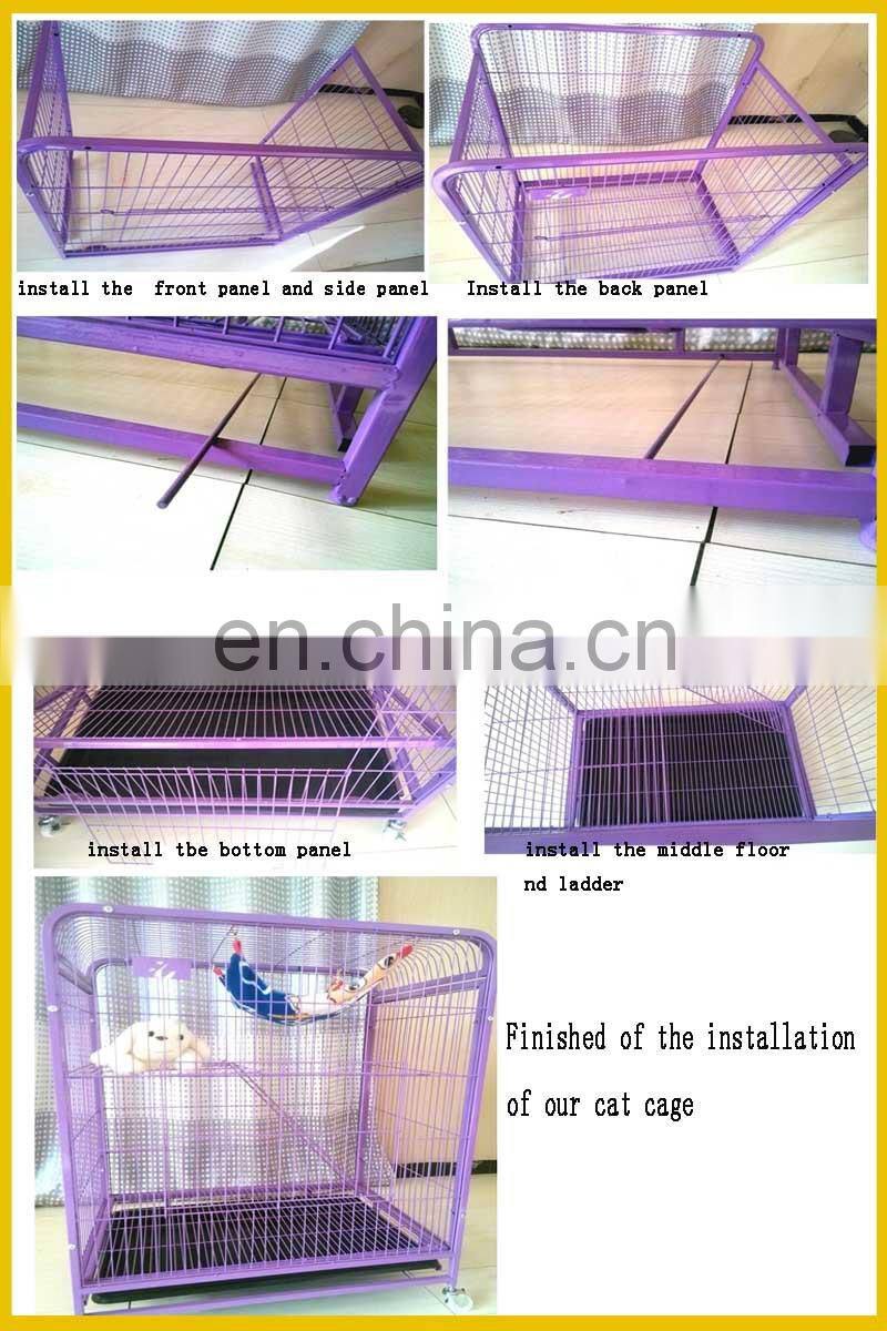 New brand with new design factory direct sale welded wire mesh handmade cat cage hot sale