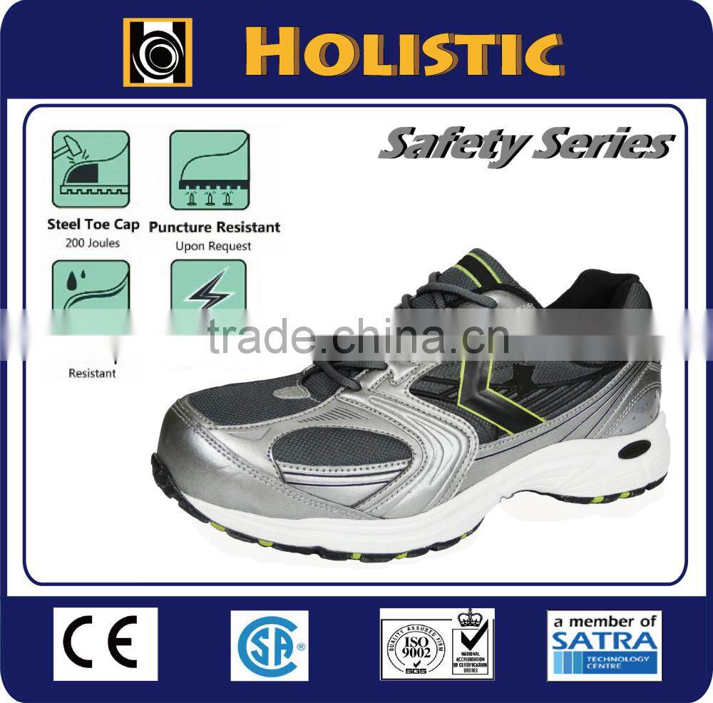 Athletic Anti statics and slip Light weight Composite Toe Sport Safety Shoe