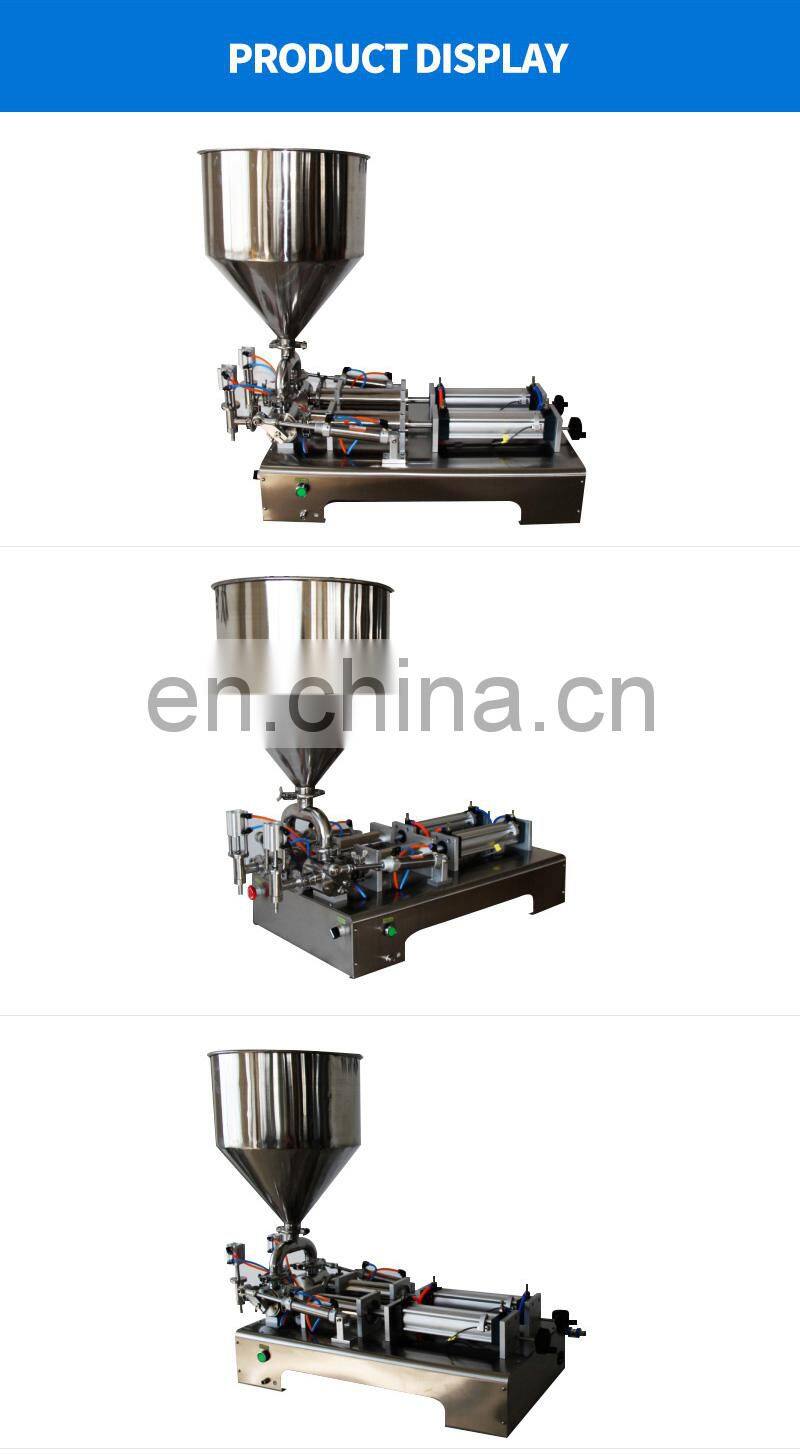 3-25ml Small Dose Double Heads Pneumatic Oil Bottle Cosmetic Cream Lotion Filling Machine