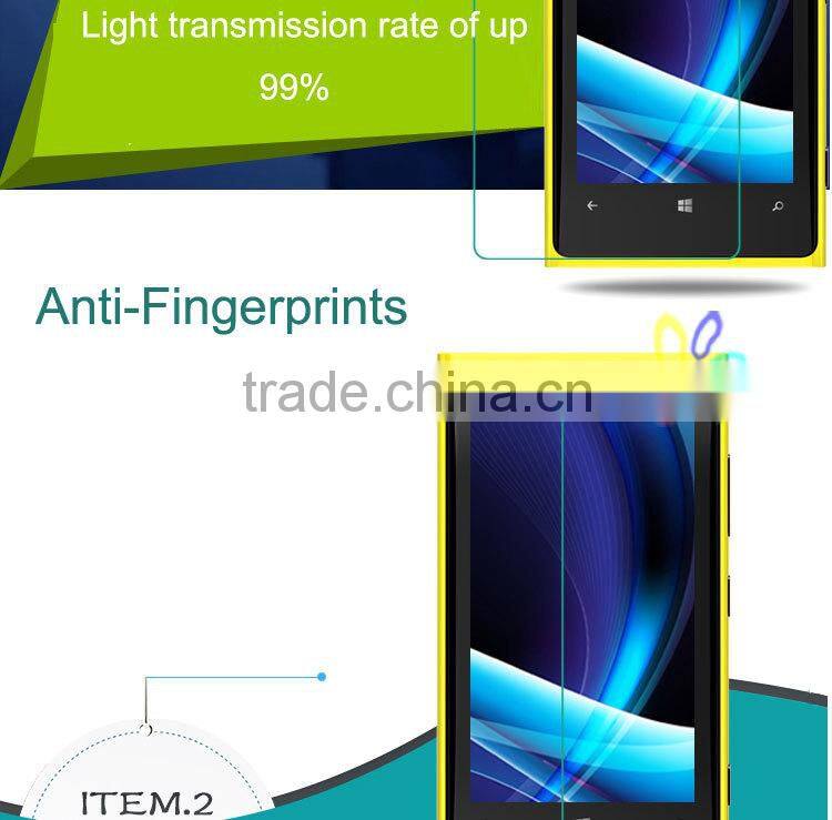 HD Anti-explosion for nokia lumia 625 tempered glass screen protector with best quality Japanese material