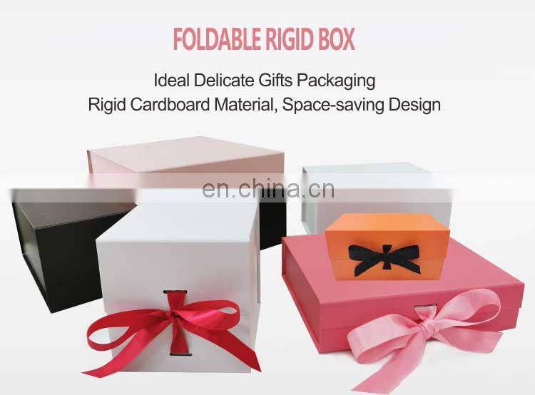 Presentation boxes packing with clothing gift folding boxes with pvc window