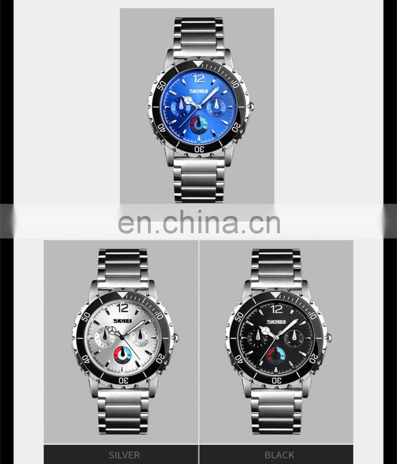 new arrivals SKMEI 1482 quartz wristwatch stainless steel watches men